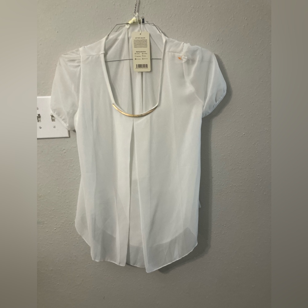 Chic White Women's Blouse